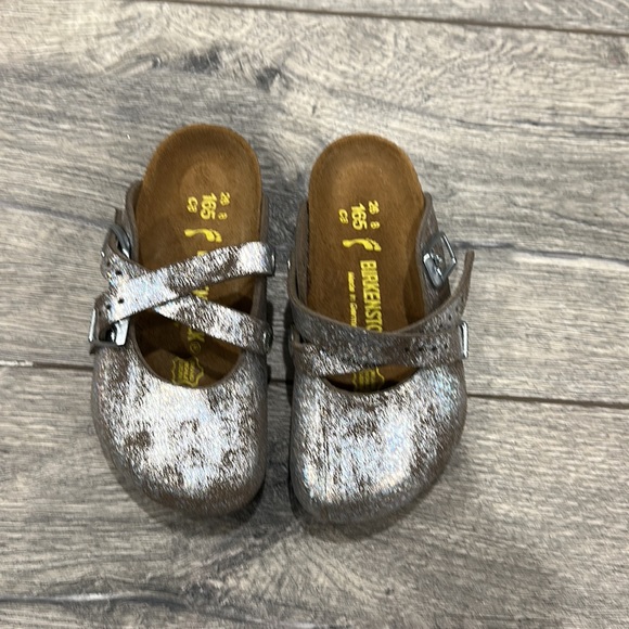 NEW • Birkenstock • Little Girls Dorian Slip On Mule / Clogs Stardust Stone 8 - Picture 3 of 6